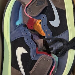 Colorful Nike High-Top Sneakers